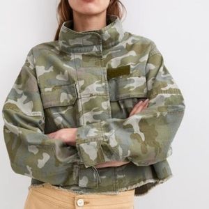 zara cropped camo jacket